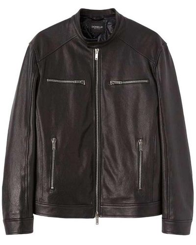 Dondup Leather Jacket - Black