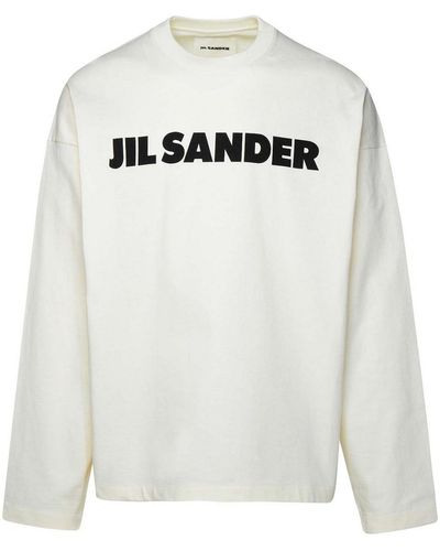 Jil Sander Logo T-shirt - Grey