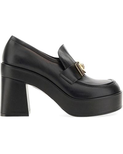Versace biggie Medusa Platform Loafer - Black