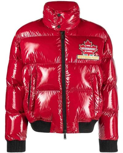 DSquared² Glossy Puff Red Puffer