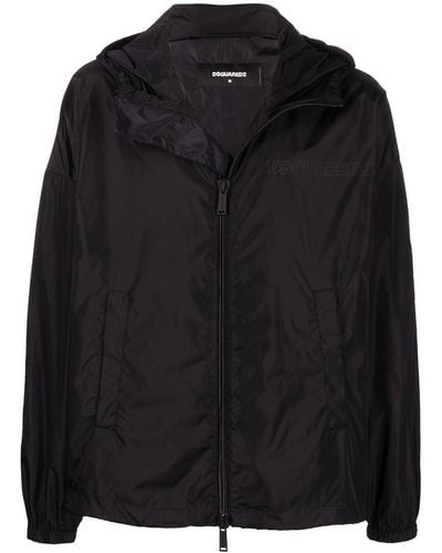 DSquared² Lightweight Zip-front Jacket - Black