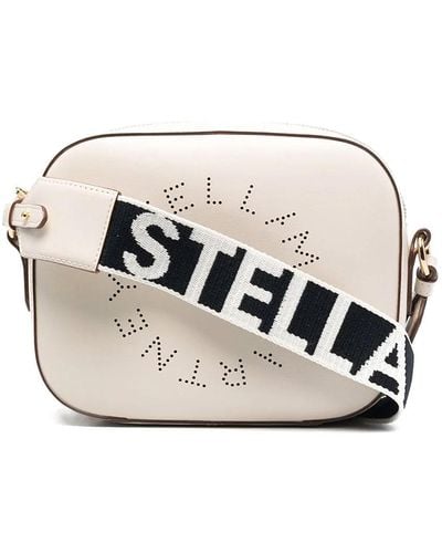 Stella McCartney Stella Logo Crossbody Bag - White
