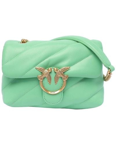 Pinko Mini Love Puff Crossbody Bag - Green