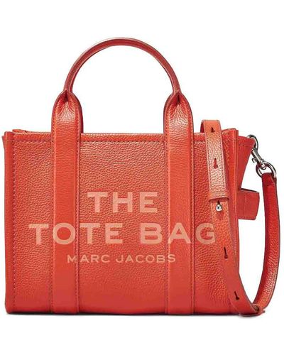 Marc Jacobs The Leather Mini Tote Bag - Red