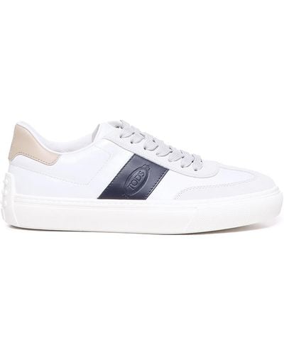 Tod's Sneakers With Logo - White