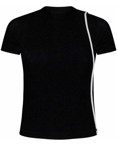 OTTOLINGER Lurex T-shirt - Black