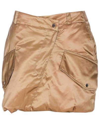 JW Anderson Padded Cargo Skirt - Natural