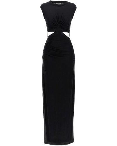 Nensi Dojaka Cut-out Long Dress - Black