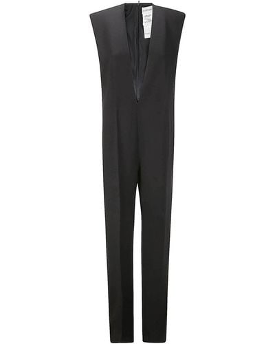 Sportmax Sleeveless Wool Suit - Black
