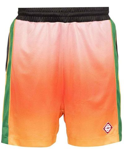 Casablanca Gradient Effect Bermuda Shorts - Orange
