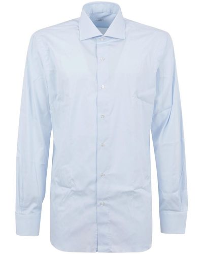 Buonamassa Cotton Blend Shirt - Blue