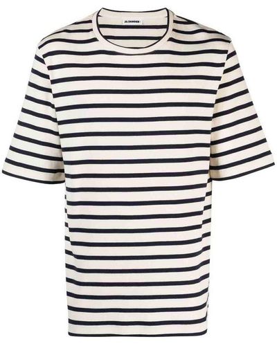 Jil Sander Striped T-shirt - Blue