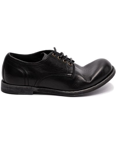 Dolce & Gabbana Leather Derby Shoes - Black