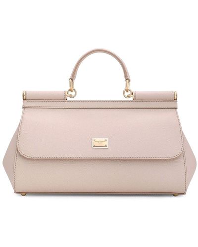 Dolce & Gabbana Sicily Medium Handbag - Pink