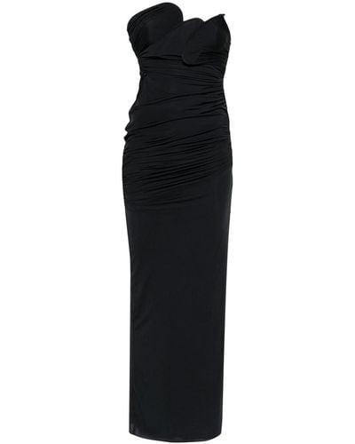 Christopher Esber Jersey Long Dress - Black