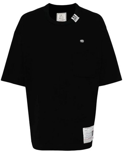 Maison Mihara Yasuhiro Logo-patch Tshirt - Black