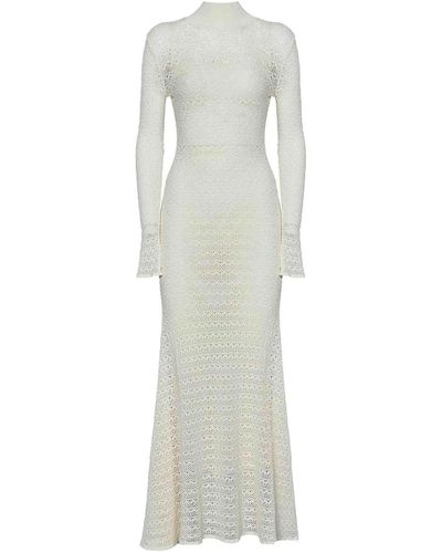 Tom Ford Knit Long-sleeved Dress - White