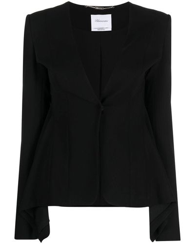 Blumarine Single-breasted Jacket - Black