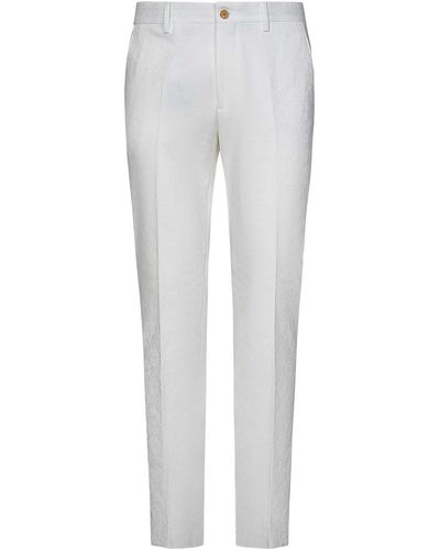 Etro Slim-fit Tailored Trousers - Grey