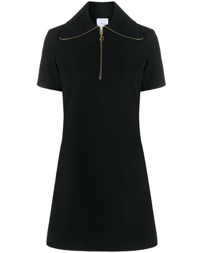 Patou Zip-detail Dress - Black