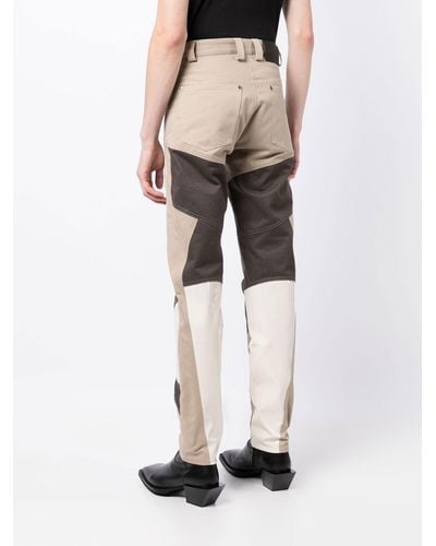 GmbH Colour-block Tapered Trousers - Natural