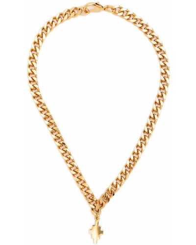 Marcelo Burlon Cross Necklace Gold - Metallic