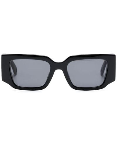 Lanvin X Future Eagle Rectangle-Frame Sunglasses - Black