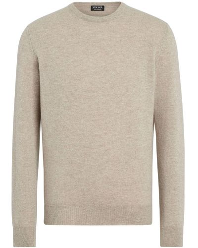 Zegna Cashmere Sweater - Natural