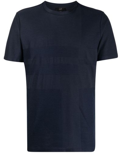 Dunhill Jacquard Crew-neck T-shirt - Blue