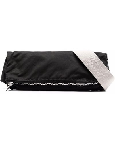 Rick Owens Foldover-Top Belt Bag - Black