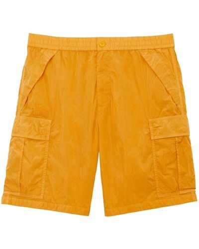 Burberry Elasticated-waist Cargo Shorts - Yellow