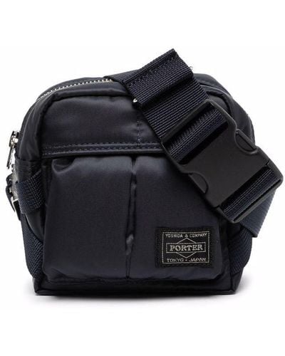 Porter-Yoshida and Co Logo Patch Belt Bag - Black