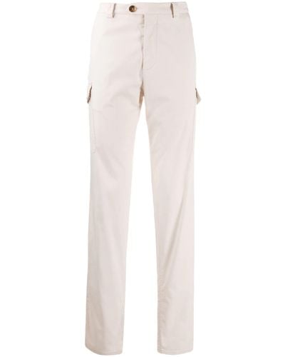 Brunello Cucinelli Side Pockets Trousers - White