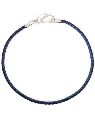 Marni Two-tone Leather Necklace - White