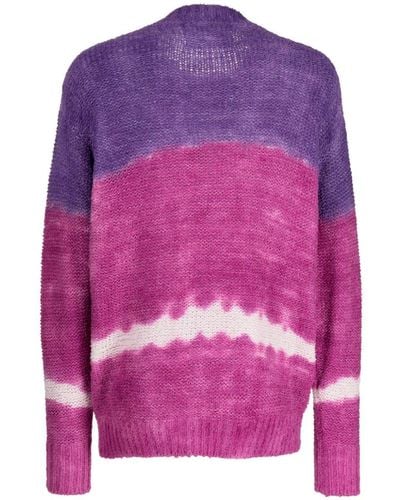 Isabel Marant Tie-Dye Sweater - Purple