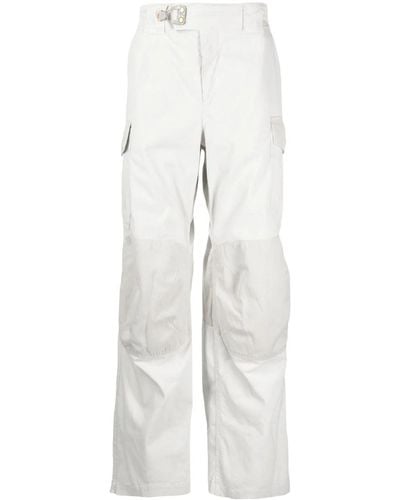 Objects IV Life Multi-pocket Parachute Trousers - White