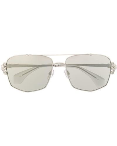 Vivienne Westwood Pilot-frame Tinted Sunglasses - Gray