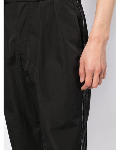 The Power for the People Cropped Pleated Pants - Black