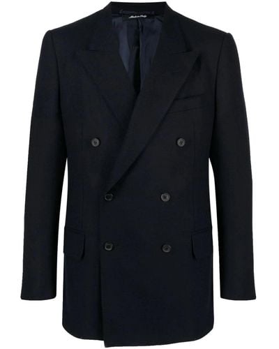 Dunhill Double-breasted Blazer - Blue