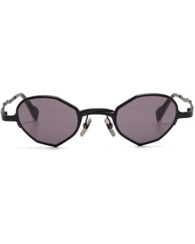 Kuboraum Z20 Geometric-Frame Sunglasses - Brown
