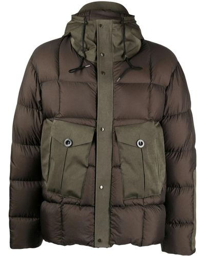 C.P. Company Tempest Combo Down Jacket - Brown
