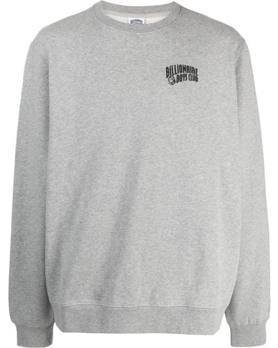 BBCICECREAM Logo-Print Cotton Sweatshirt - Gray