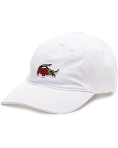 Lacoste Logo-patch Baseball Cap - White