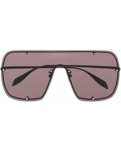 Alexander McQueen Tinted Oversize-frame Sunglasses - Black