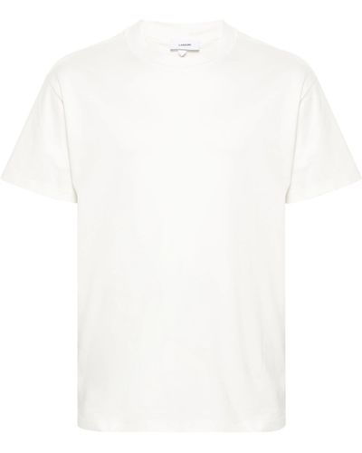 Lardini Crew-Neck Cotton T-Shirt - White