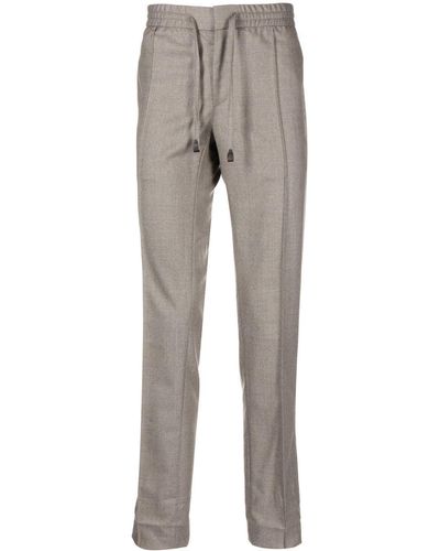 Brioni Wool Track Pants - Gray