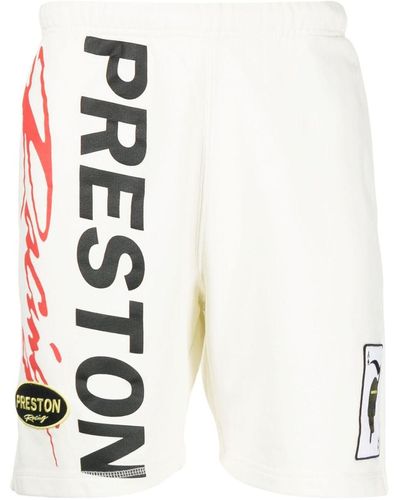 Heron Preston Logo-print Track Shorts - White