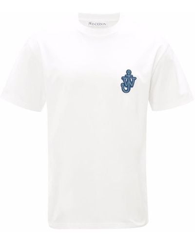 JW Anderson Jwa Anchor Patchwork T-shirt White
