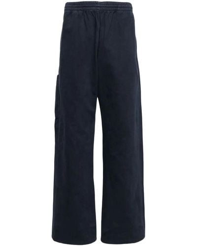 Yeezy Elasticated Cotton Track Trousers - Blue