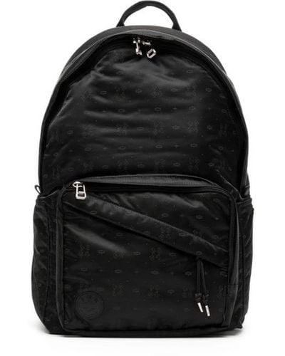 Porter-Yoshida and Co Day Pack Monogram-print Backpack - Black